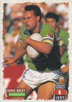 1995 Dynamic ARL Series 1 #21 Laurie Daley Front